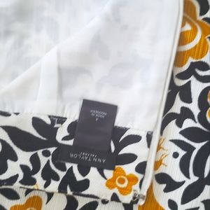 Ann Taylor pencil skirt,  over the, multi color,  size 4